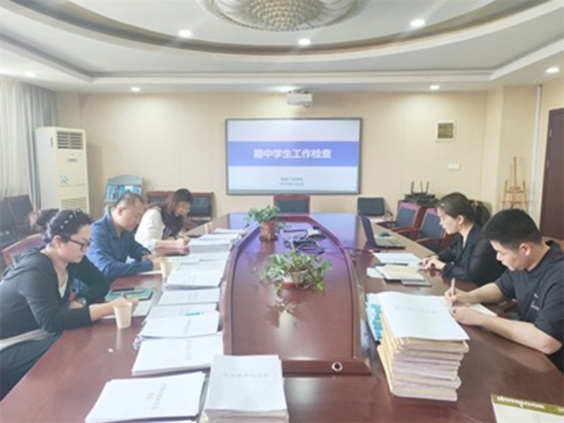 船舶工程学院圆满完成期中学生工作专项检查