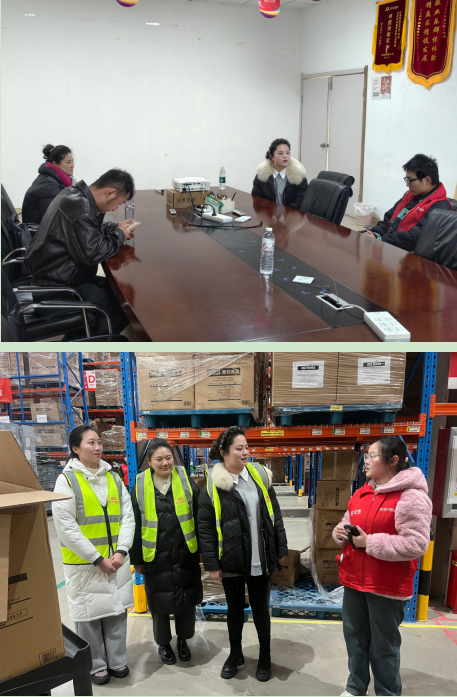 关怀暖一线 协同育英才 ——物流管理学院走访京东物流看望实习学子